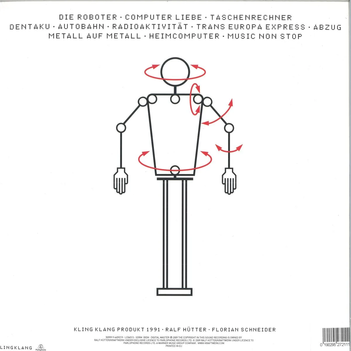 Back cover — Kraftwerk — The Mix