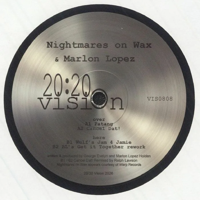 Обратная сторона обложки — NIGHTMARES ON WAX / MARLON LOPEZ — Patang