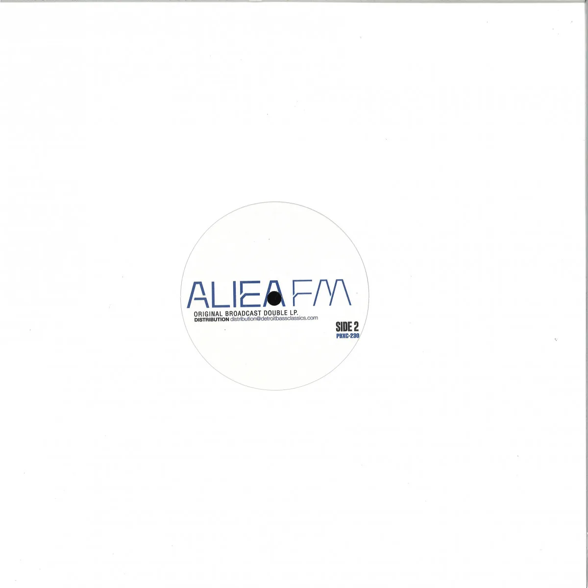 Back cover — Alien Fm — Original Broadcast (reissue) 2x12"