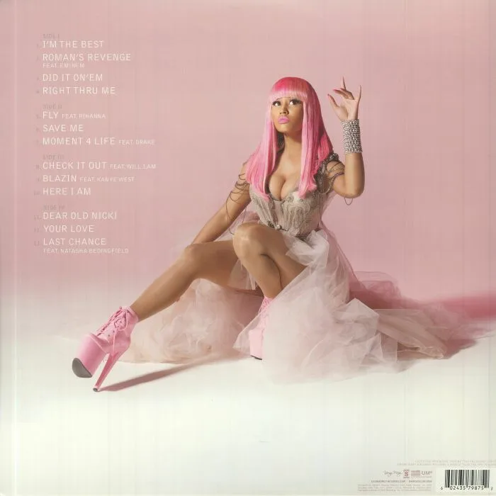 Обратная сторона обложки — Nicki MINAJ — Pink Friday (10th Anniversary Edition)