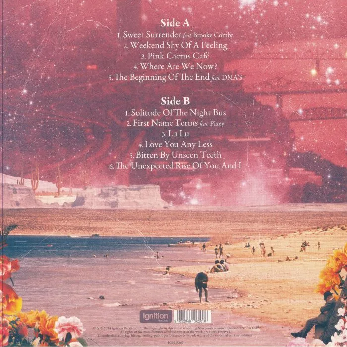Back cover — The COURTEENERS — Pink Cactus Cafe