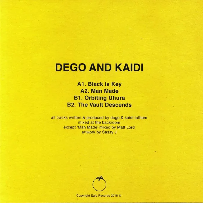 Обратная сторона обложки — DEGO / KAIDI — EP 2