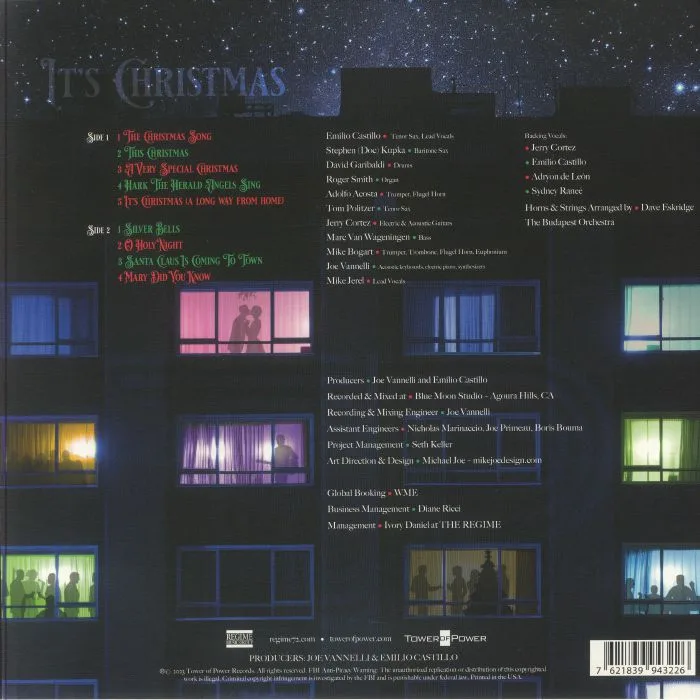 Back cover — TOWER OF POWER — It's Christmas