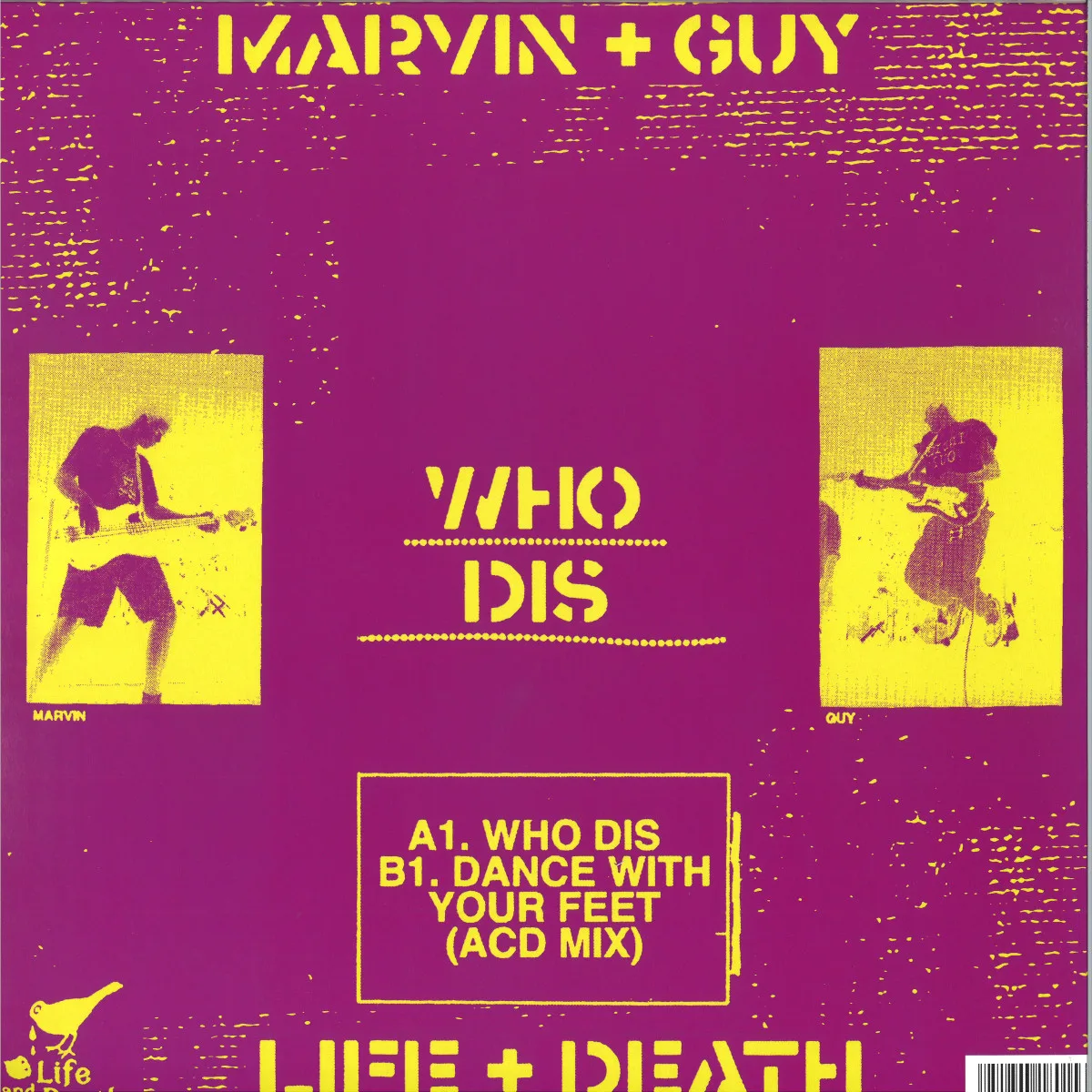 Обратная сторона обложки — Marvin&Guy — Who Dis