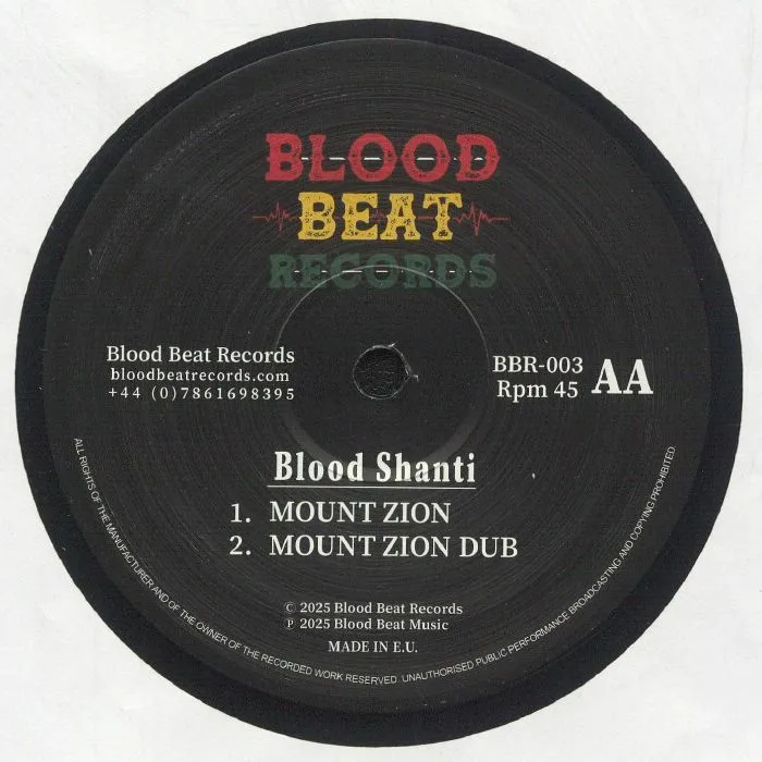 Обратная сторона обложки — BLOOD SHANTI — The Calling
