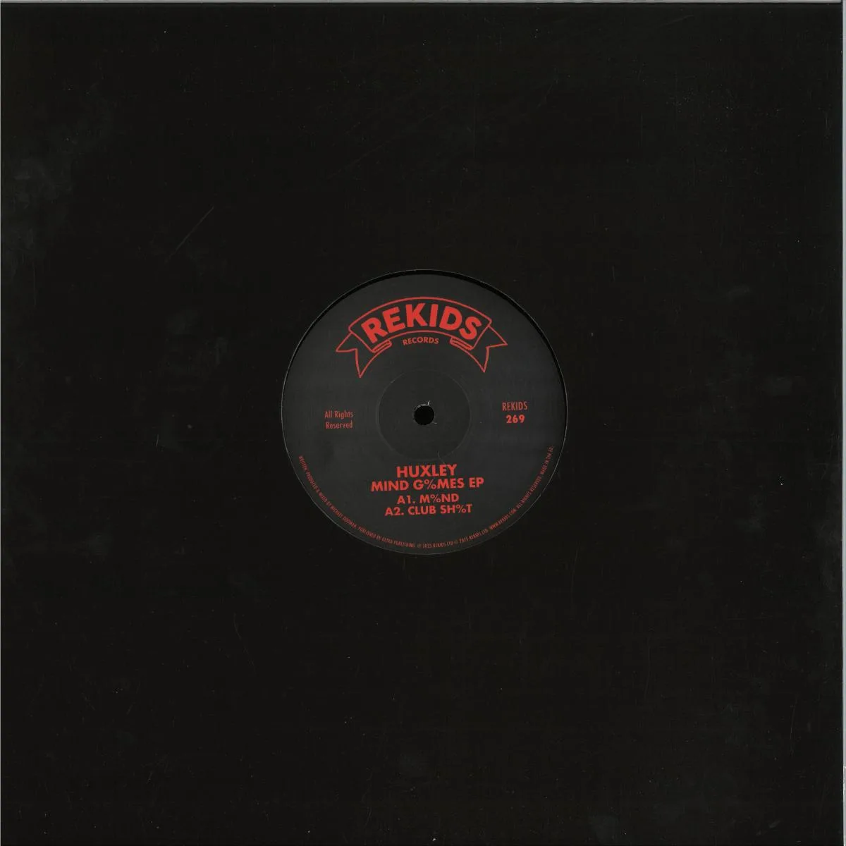 Обратная сторона обложки — Huxley — MIND G%MES EP