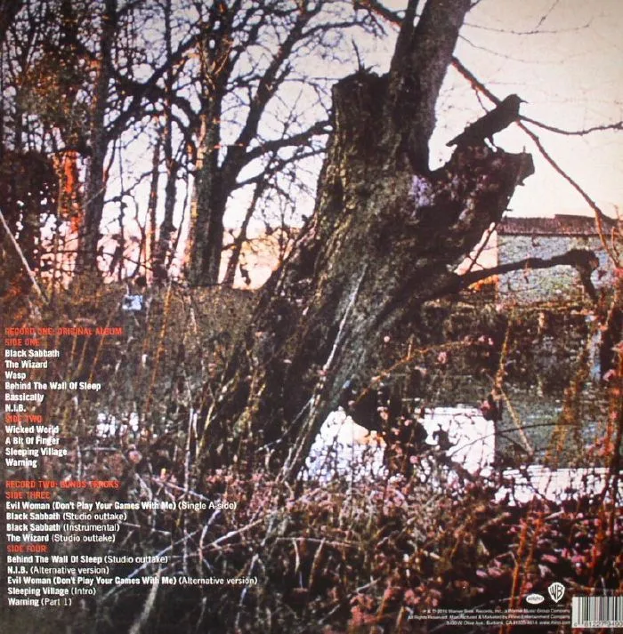 Обратная сторона обложки — BLACK SABBATH — Black Sabbath