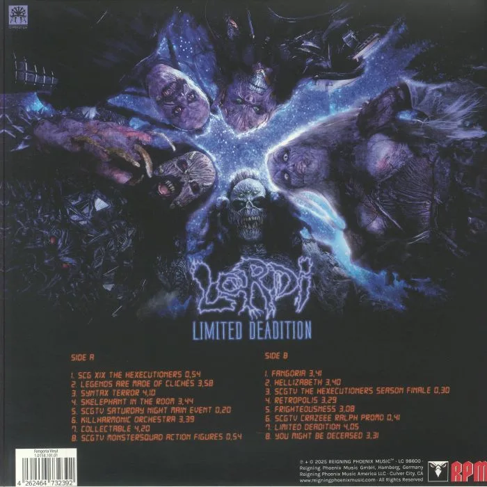 Back cover — LORDI — Limited Deadition