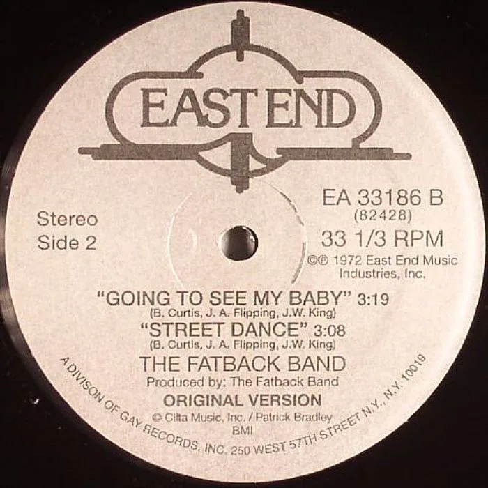Обратная сторона обложки — The FATBACK BAND — Going To See My Baby