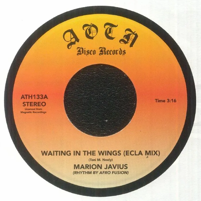Лицевая сторона обложки — Marion JAVIUS — Waiting In The Wings