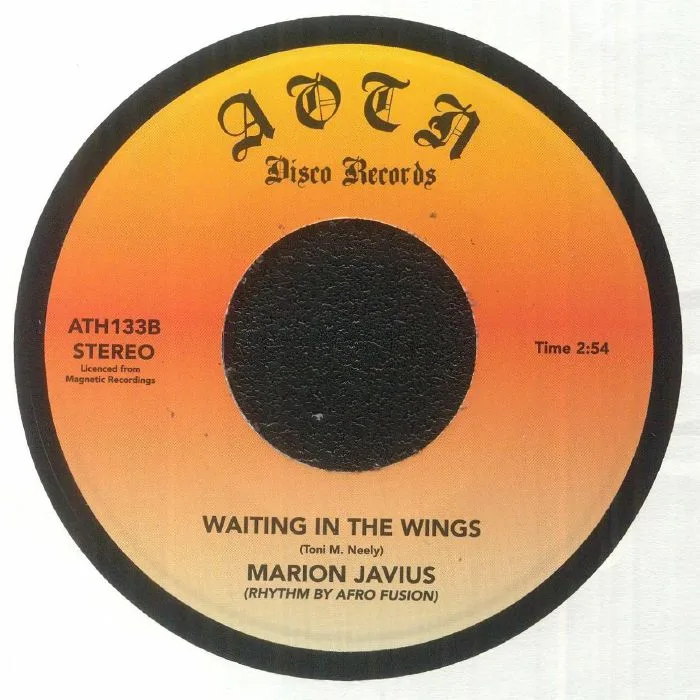 Обратная сторона обложки — Marion JAVIUS — Waiting In The Wings