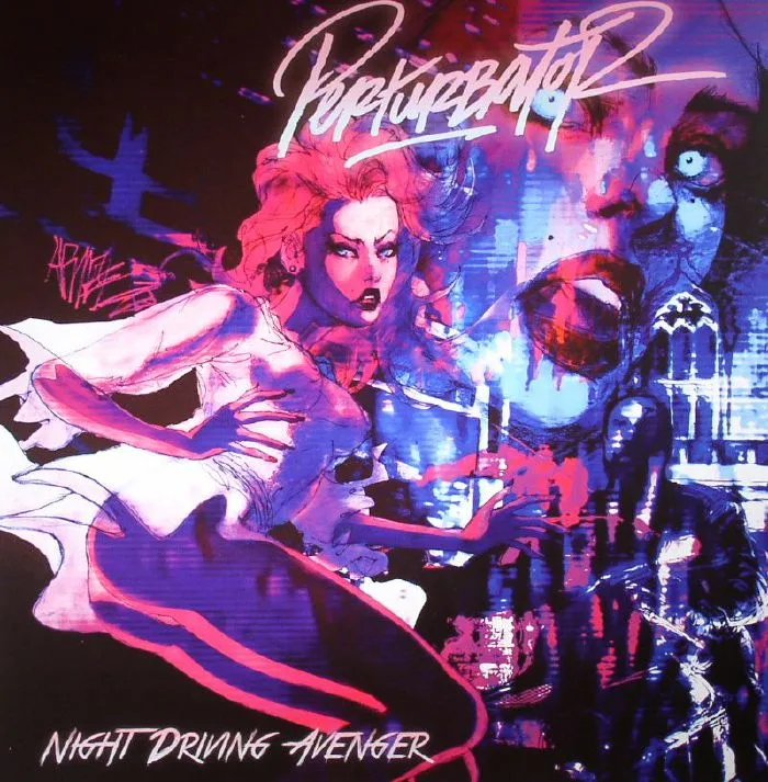 Front cover — PERTURBATOR — Night Driving Avenger