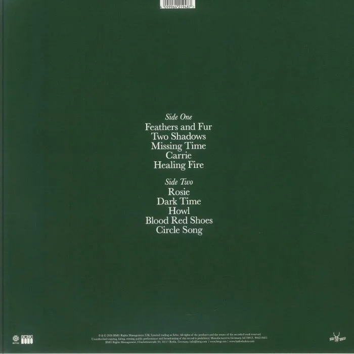 Back cover — BAT FOR LASHES — A Fleet Of Bats: Early Demos (Record Store Day RSD 2026)