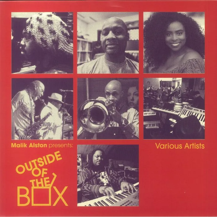 Лицевая сторона обложки — Malik ALSTON / VARIOUS — Outside Of The Box
