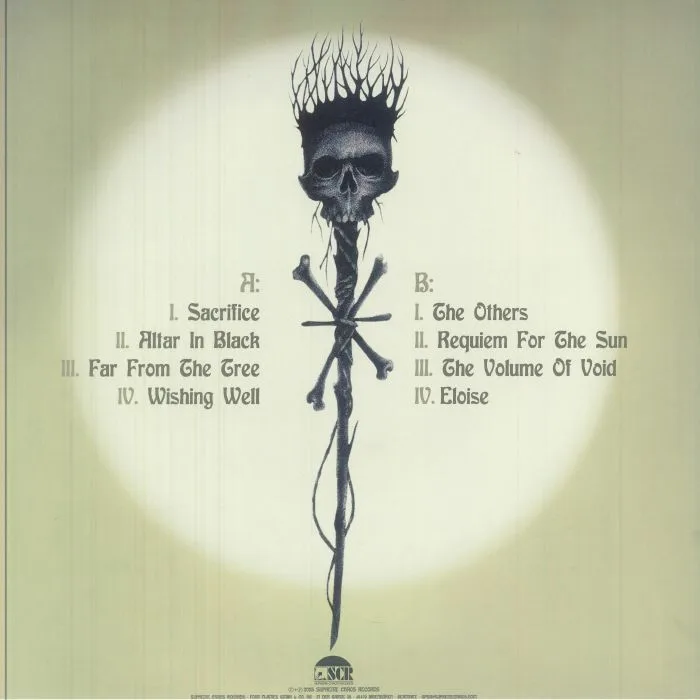 Back cover — The OSSUARY — Requiem For The Sun