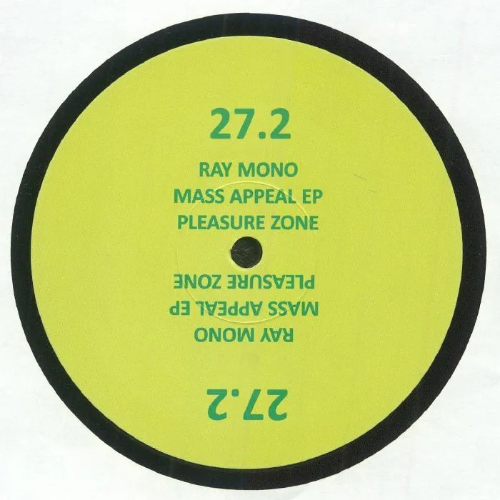 Лицевая сторона обложки — Ray MONO — Mass Appeal EP