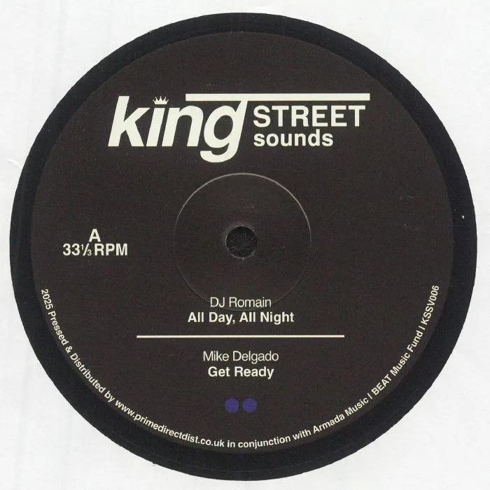 Front cover — DJ ROMAIN / MIKE DELGADO / DENNIS FERRER / 95 NORTH — King Street Sounds Sampler Vol 4