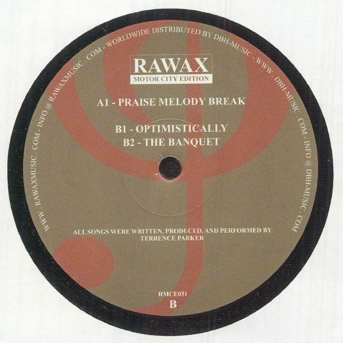 Back cover — Terrence PARKER — The Melodies EP