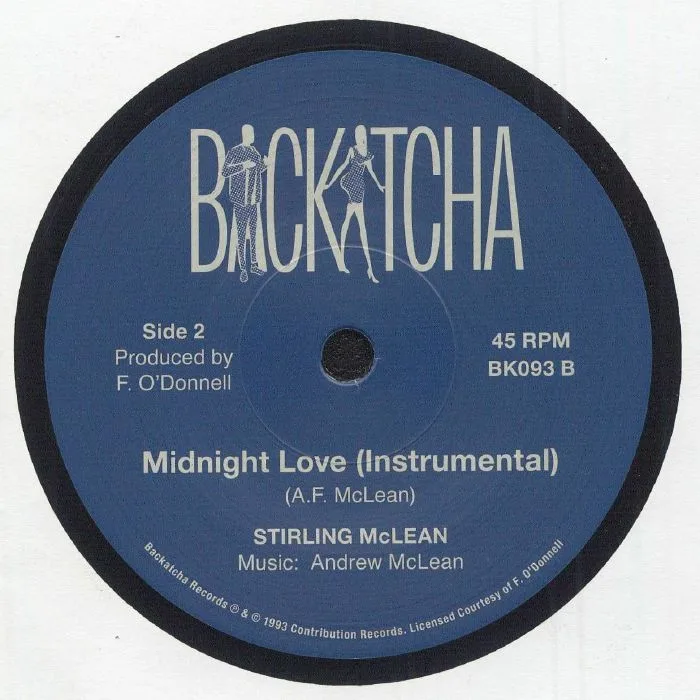 Back cover — Sterling MCLEAN — Midnight Love