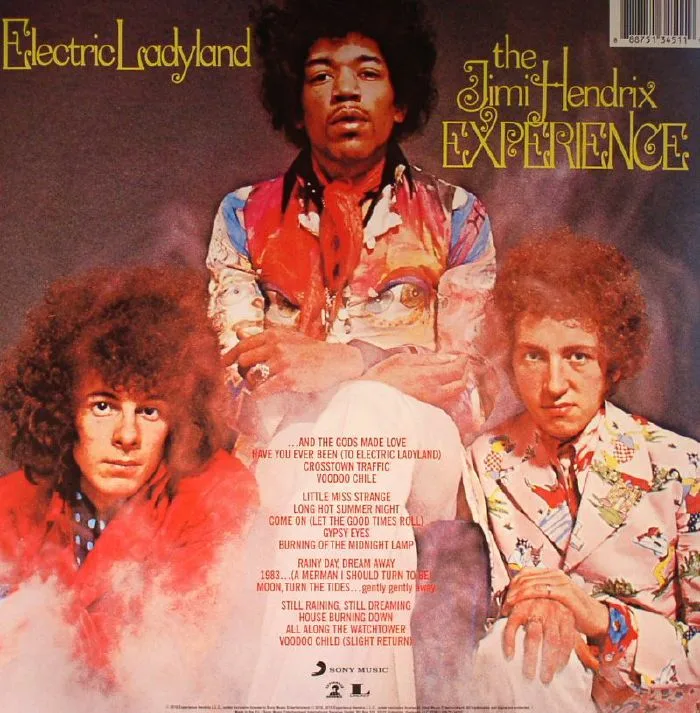 Обратная сторона обложки — The JIMI HENDRIX EXPERIENCE — Electric Ladyland