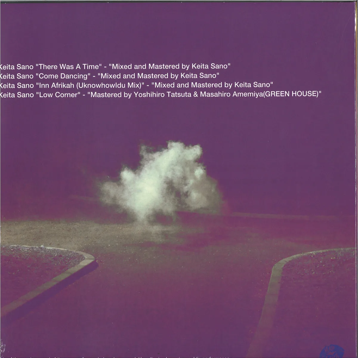 Back cover — Keita Sano — Come Dancing EP