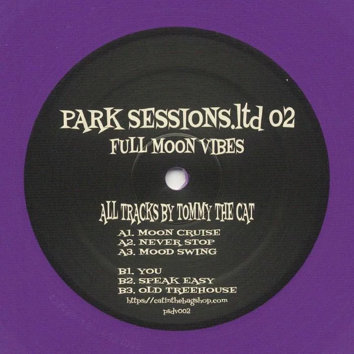 Back cover — TOMMY THE CAT — Park Sessions Ltd 02: Full Moon Vibes