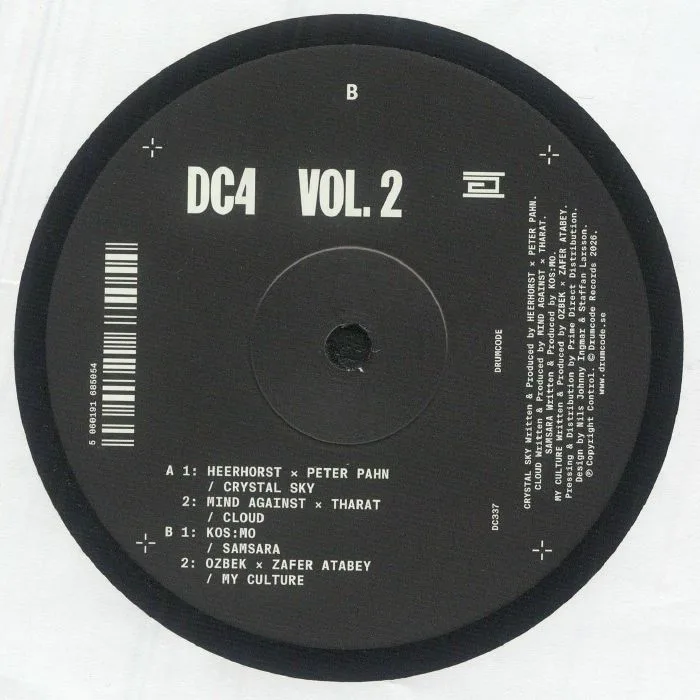 Back cover — Peter PAHN / HEERHORST / MIND AGAINST / THARAT / KOS MO / OZBEK / ZAFAR ATABEY — DC4 Vol 2
