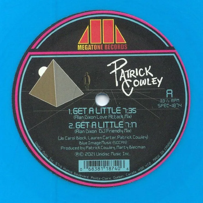 Patrick COWLEY — Get A Little (Alan Dixon remixes)