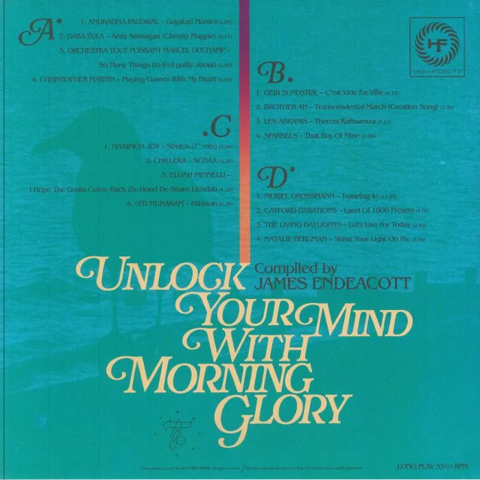Back cover — James ENDEACOTT / VARIOUS — Unlock Your Mind With Morning Glory