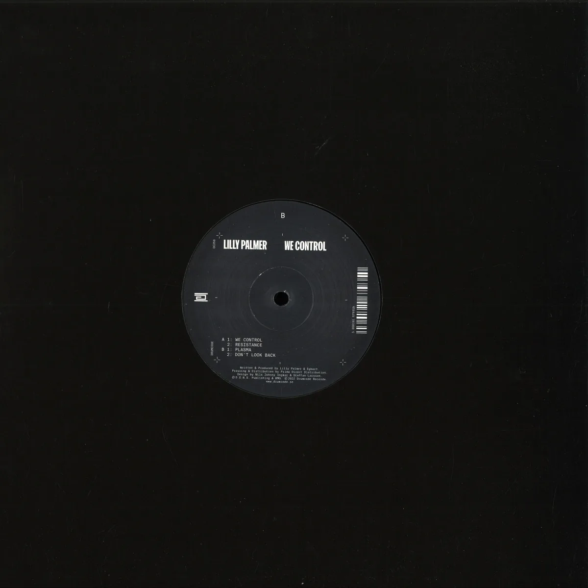 Back cover — Lilly Palmer — We Control EP