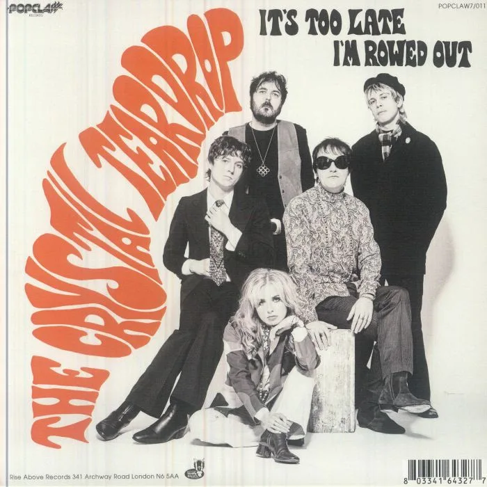 Back cover — The CRYSTAL TEARDROP — It's Too Late