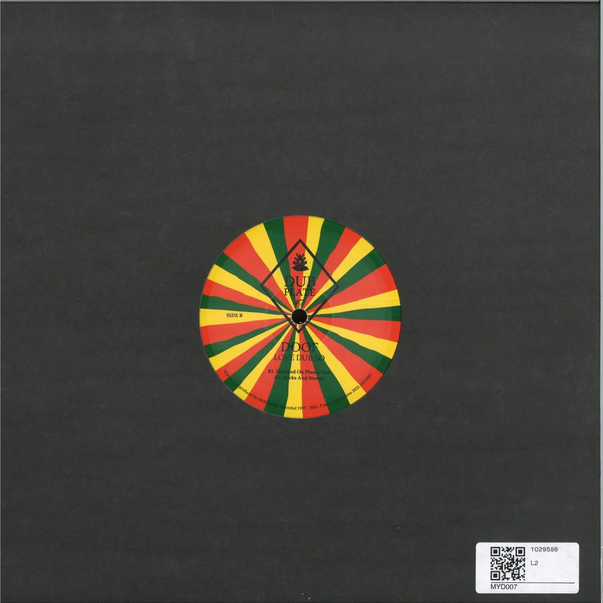 Back cover — Doof — Dubplate #7: Love Dub So