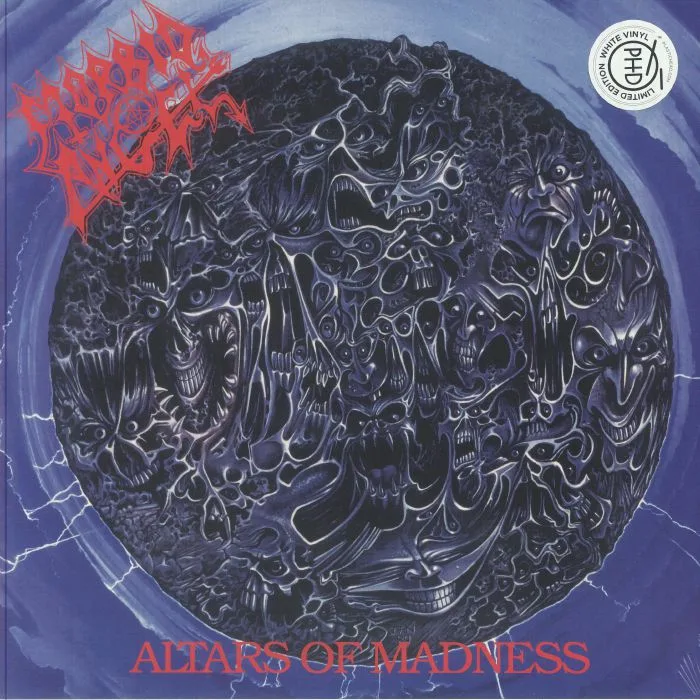 Лицевая сторона обложки — MORBID ANGEL — Altars Of Madness (reissue)