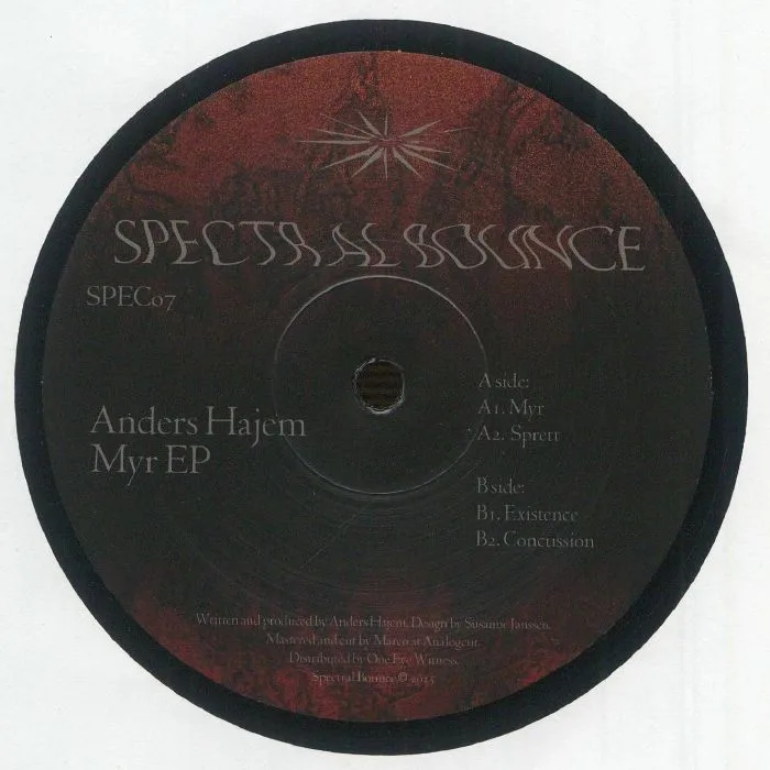 Front cover — Anders HAJEM — Myr EP