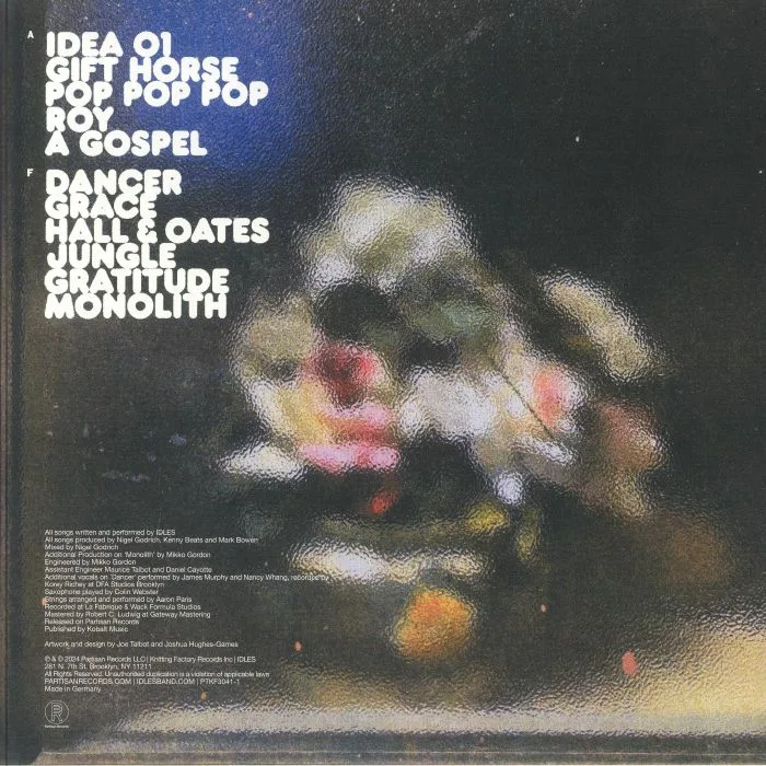 Back cover — IDLES — Tangk