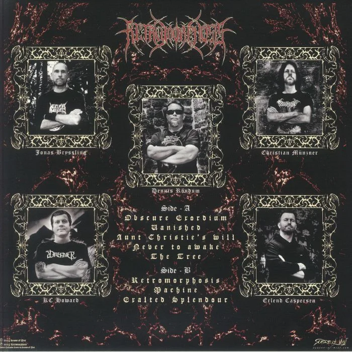 Back cover — RETROMORPHOSIS — Psalmus Mortis