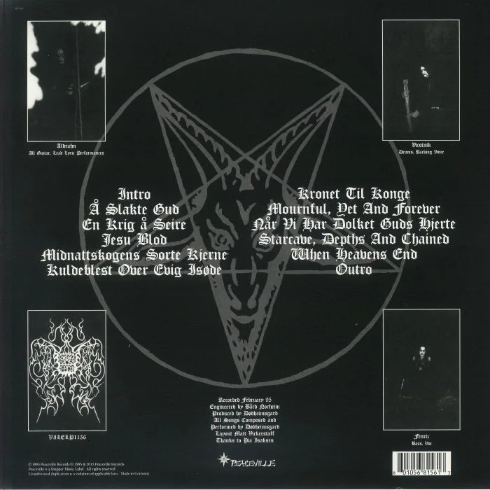 Обратная сторона обложки — DODHEIMSGARD — Kronet Til Konge (reissue)