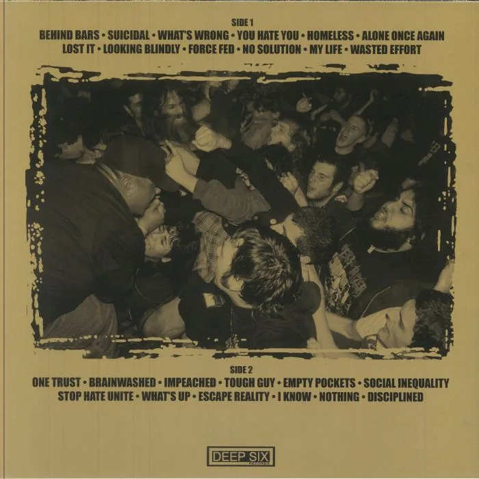 Обратная сторона обложки — LACK OF INTEREST — Trapped Inside (reissue)