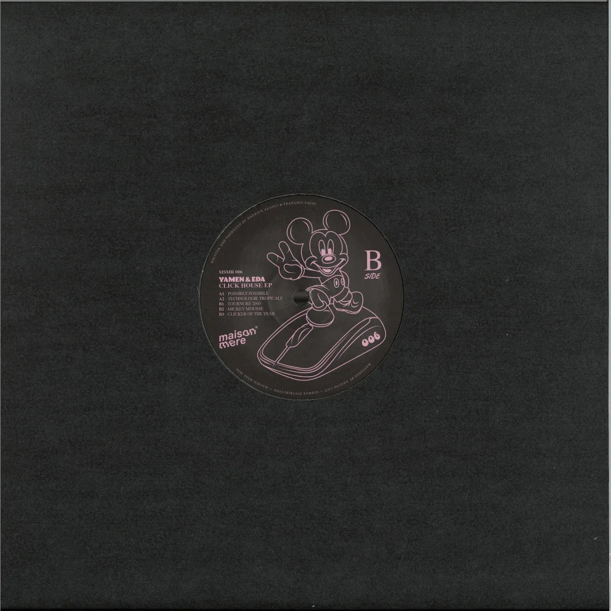 Back cover — Yamen&Eda — Click House EP