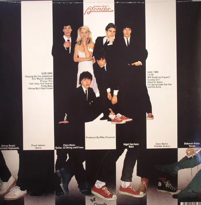 Обратная сторона обложки — BLONDIE — Parallel Lines