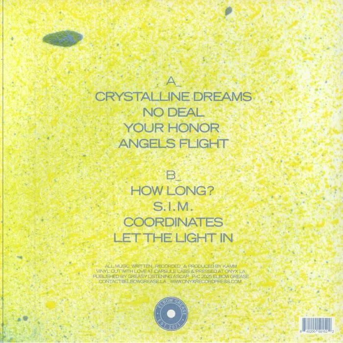 Back cover — KAMM — Let The Light In