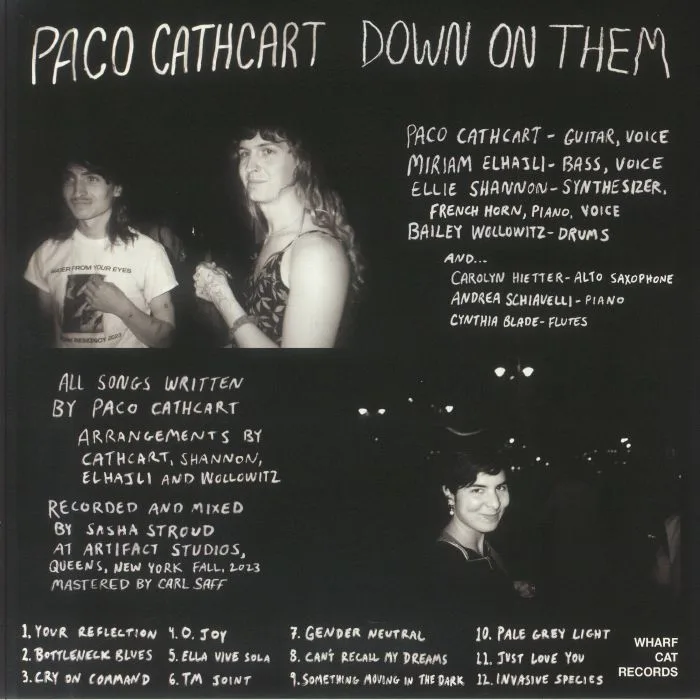 Back cover — Paco CATHCART — Down On Them