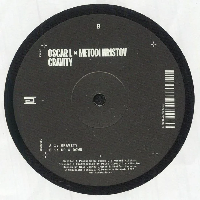 Обратная сторона обложки — OSCAR L / METODI HRISTOV — Gravity