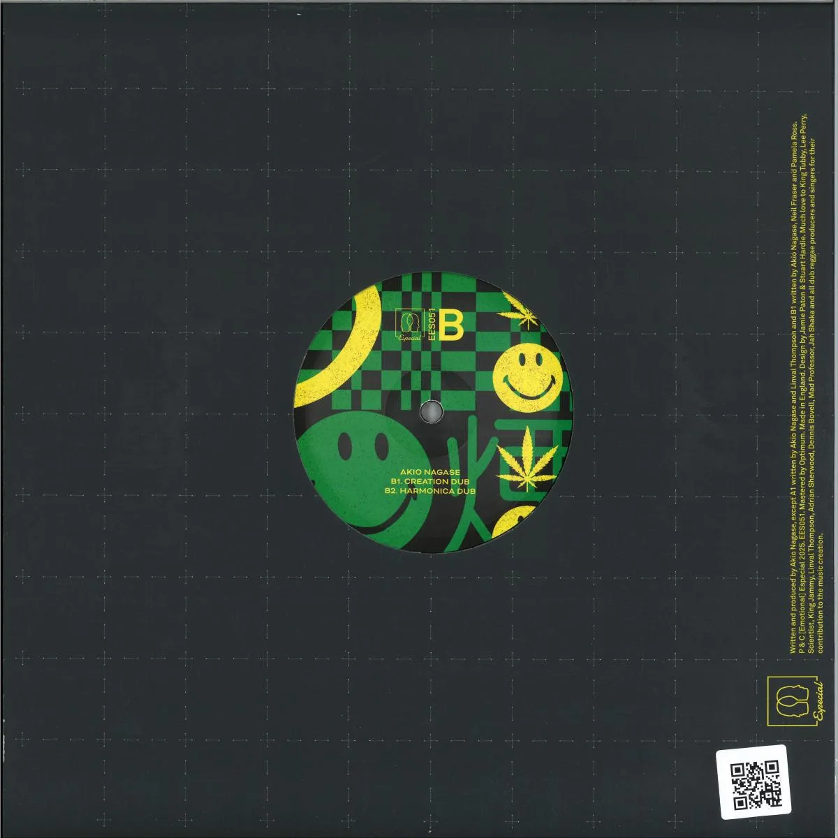 Back cover — Akio Nagase — Dub Acid EP