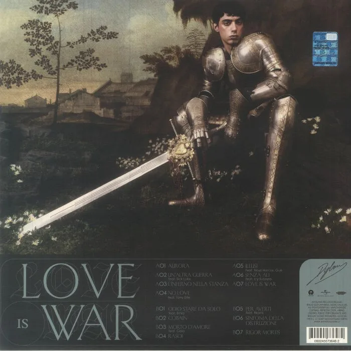Обратная сторона обложки — DYLAN — Love Is War