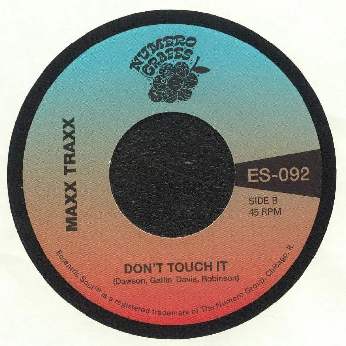 Back cover — ANOTHER TASTE / MAXX TRAXX — Don't Touch It