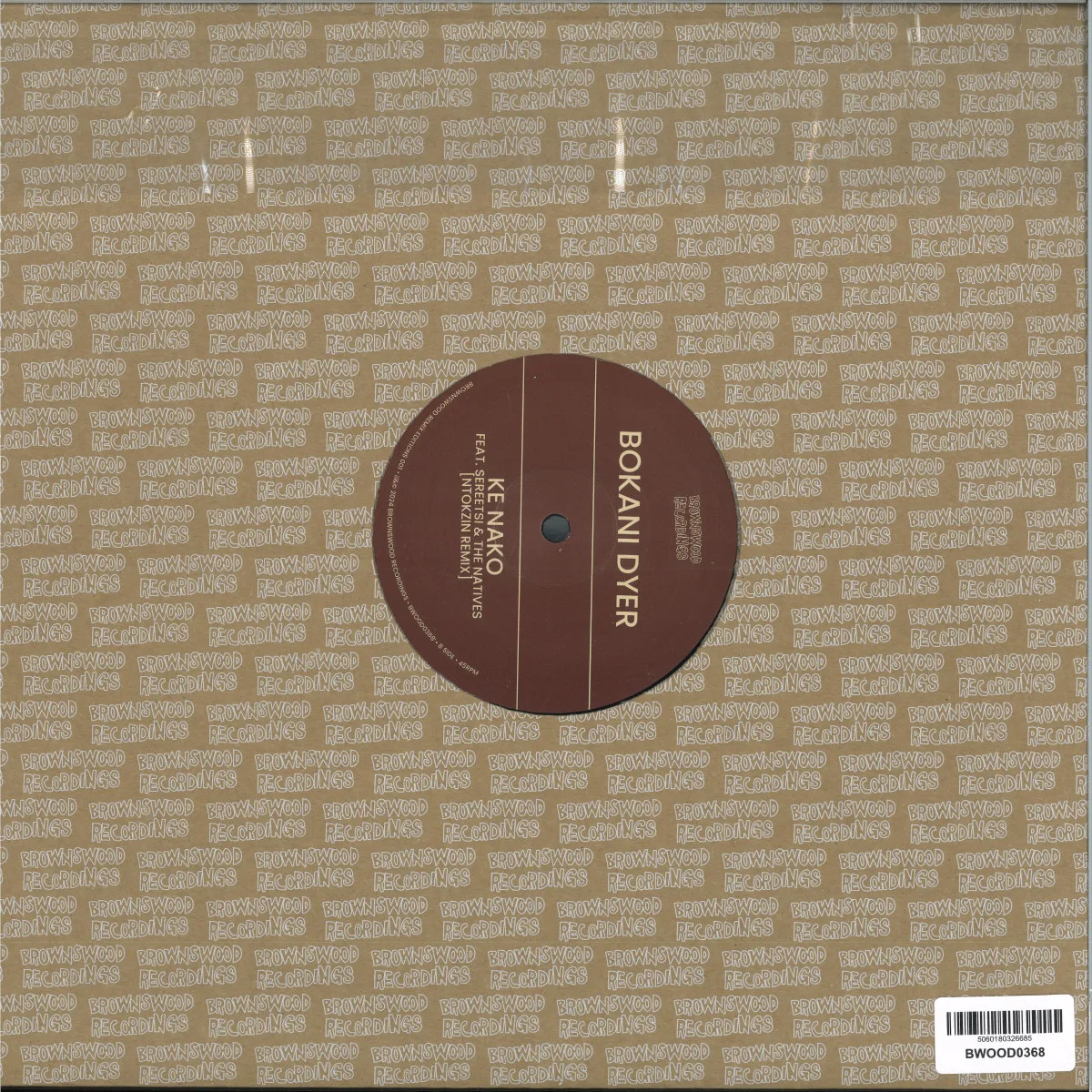 Обратная сторона обложки — Bokani Dyer — Brownswood Remix Editions 001