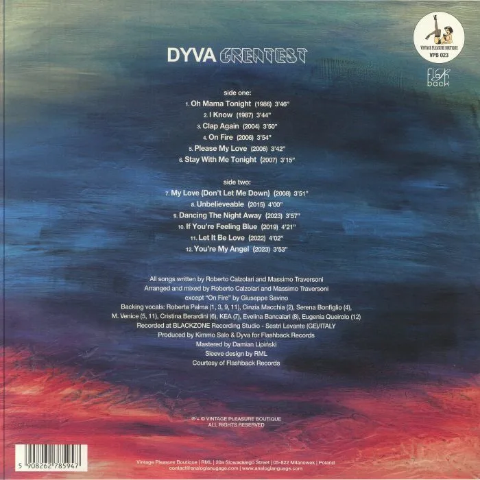 Back cover — DYVA — Greatest