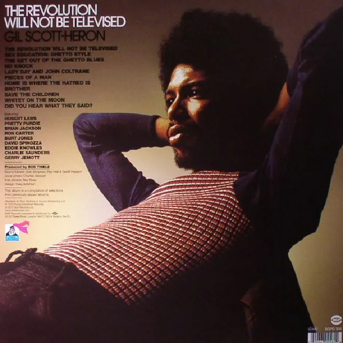 Back cover — Gil SCOTT HERON — The Revolution Will Not Be Televised