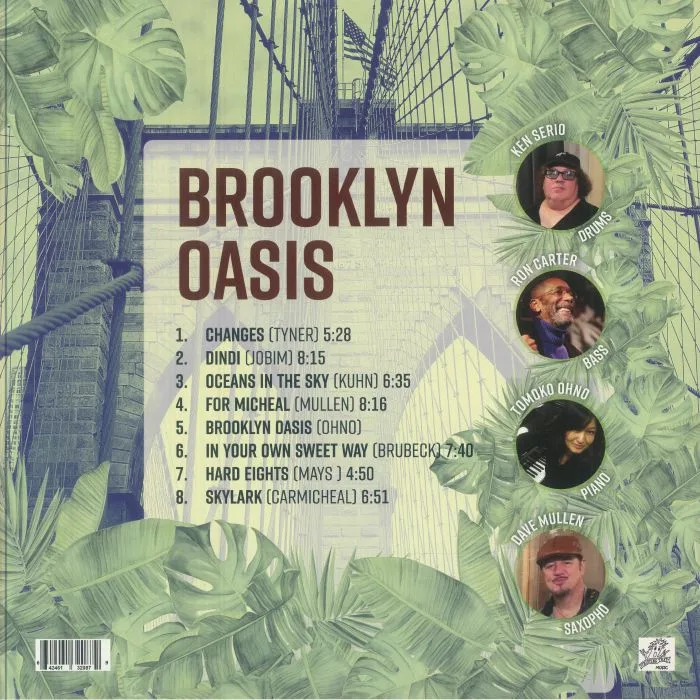 Обратная сторона обложки — KEN SERIO QUARTET — Brooklyn Oasis